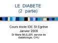 LE DIABETE (2 PowerPoint PPT Presentation