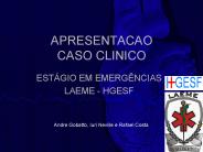 APRESENTACAO CASO CLINICO