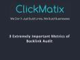 3 Extremely Important Metrics of Backlink Audit PowerPoint PPT Presentation
