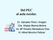 Del PEC al aula escolar.