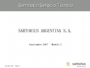 Seminario Servicio T