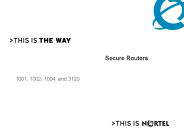 Secure Routers
