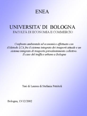 Nessun titolo diapositiva