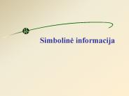 Simboline informacija