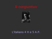 Il congiuntivo