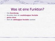 Was ist eine Funktion?