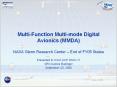 Multi-Function Multi-mode Digital Avionics (MMDA) PowerPoint PPT Presentation