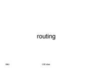 routing