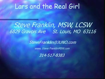 Lars and the Real Girl