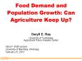 Food Demand and Population Growth: Can Agriculture Keep Up? PowerPoint PPT Presentation