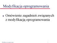 Modyfikacja oprogramowania