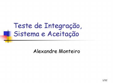 Teste de Integra