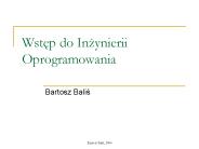 Wstep do Inzynierii Oprogramowania