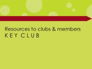 Resources to clubs