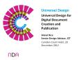 Universal Design for Digital Document Creation and Publication PowerPoint PPT Presentation
