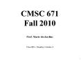 CMSC 671 Fall 2010 PowerPoint PPT Presentation
