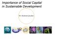 Importance of Social Capital in Sustainable Development PowerPoint PPT Presentation