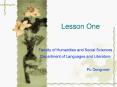 Lesson One PowerPoint PPT Presentation