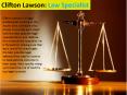 Clifton Lawson: Law Specialist PowerPoint PPT Presentation