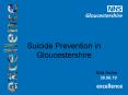 Suicide Prevention in Gloucestershire PowerPoint PPT Presentation