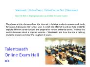 How The Web is Helping Aspirants Crack Entrance Exams?