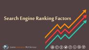 Search Engine Ranking Factors PowerPoint PPT Presentation