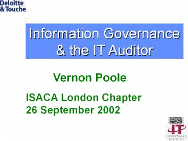 What Does COBIT Stand For?