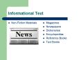 Informational Text PowerPoint PPT Presentation