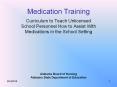 Medication Training PowerPoint PPT Presentation