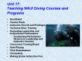 Unit 17: Teaching NAUI Diving Courses and Programs PowerPoint PPT Presentation
