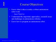 Course Objectives