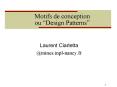 Motifs de conception ou  PowerPoint PPT Presentation