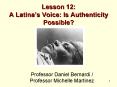 Lesson 12: A Latina PowerPoint PPT Presentation