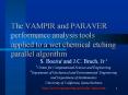 The VAMPIR and PARAVER performance analysis tools applied to a wet chemical etching parallel algorithm PowerPoint PPT Presentation