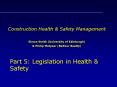 Construction Health PowerPoint PPT Presentation