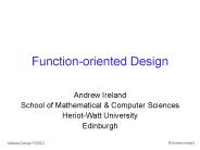 Function-oriented Design