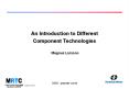 An Introduction to Different Component Technologies PowerPoint PPT Presentation
