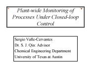 Plant-wide Monitoring of Processes Under Closed-loop Control