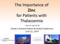 The Importance of Zinc for Patients with Thalassemia PowerPoint PPT Presentation