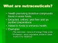 What are nutraceuticals? PowerPoint PPT Presentation