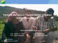 Assessment of Farmers Behaviors toward wise use of Irrigation Water PowerPoint PPT Presentation