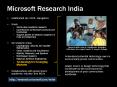 Microsoft Research India PowerPoint PPT Presentation