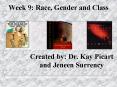 Week 9: Race, Gender and Class PowerPoint PPT Presentation