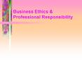 Business Ethics PowerPoint PPT Presentation