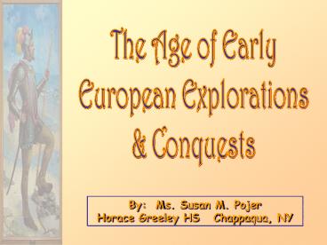Age of Early European Explorations