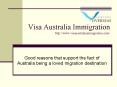 Visa australia immigration - an enterprise of immigration overseas PowerPoint PPT Presentation