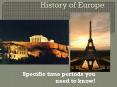 History of Europe PowerPoint PPT Presentation