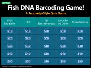 Fish DNA Barcoding Game! A Jeopardy-Style Quiz Game