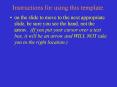 Instructions for using this template. PowerPoint PPT Presentation