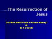 The Resurrection of Jesus